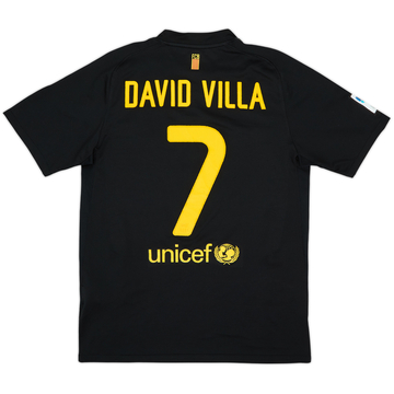 2011-12 Barcelona Away Shirt David Villa #7 - 5/10 - (M)