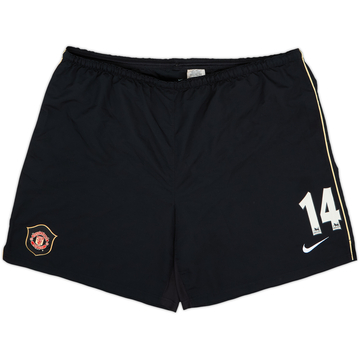 2006-07 Manchester United Player Issue Away Shorts #14 (Smith) - 8/10 - (XXL)