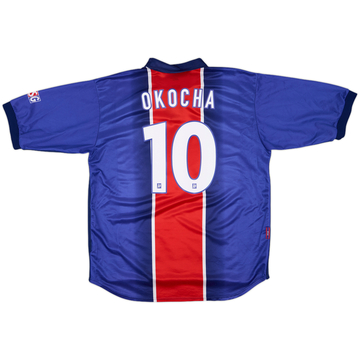 1998-99 Paris Saint-Germain Home Shirt Okocha #10 - 8/10 - (XL)