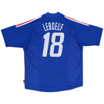 2002-04 France Home Shirt Leboeuf #18 - 7/10 - (XL)