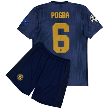 2018-19 Manchester United Third Shirt & Shorts Pogba #6 - 7/10 - (S)