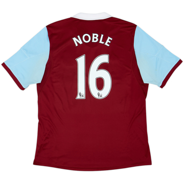 2013-14 West Ham Home Shirt Noble #16 - 6/10 - (XL)