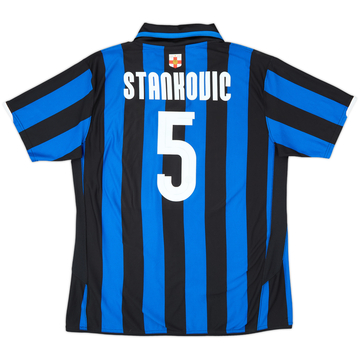 2007-08 Inter Milan Centenary Home Shirt Stankovic #5 - 10/10 - (XXL)