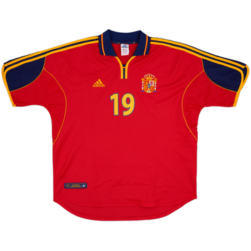 1999-02 Spain Home Shirt #19 - 9/10 - (XL)