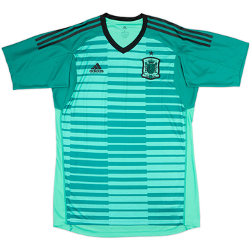 2018-19 Spain GK S/S Shirt - 10/10 - (L)