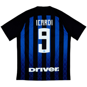 2018-19 Inter Milan Home Shirt Icardi #9 - 8/10 - (L)