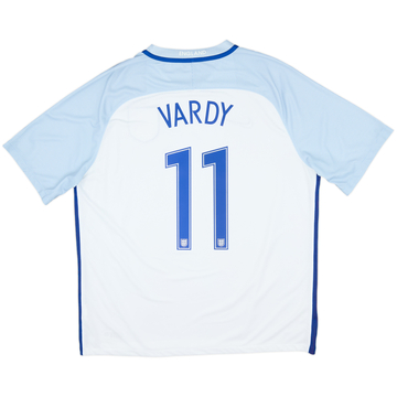 2016-17 England Home Shirt Vardy #11 - 6/10 - (XL)