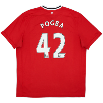 2011-12 Manchester United Home Shirt Pogba #42 - 7/10 - (XXL)