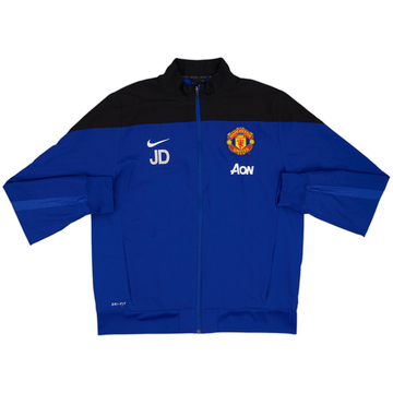 2013-14 Manchester United Staff Issue Nike Track Jacket JD - 8/10 - (XL)