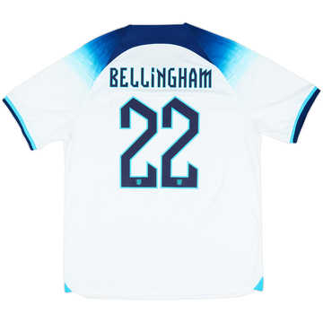 2022-23 England Home Shirt Bellingham #22