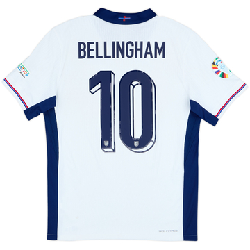 2024-25 England Authentic Home Shirt Bellingham Bellingham #10 - 8/10 - (M)