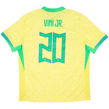 2024-25 Brazil Home Shirt Vini Jr #20 - 9/10 - (XL)