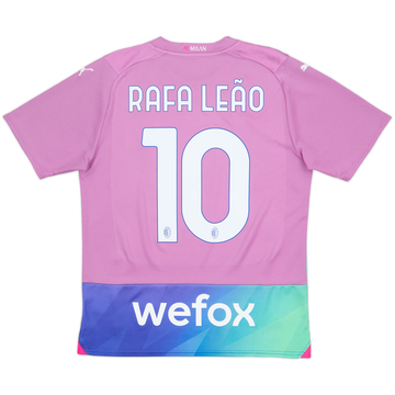 2023-24 AC Milan Third Shirt Rafa Leao #10 - 8/10 - (M)