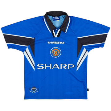 1996-98 Manchester United Third Shirt - 8/10 - (L.Boys)