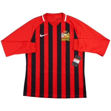 2019 Manchester City Player Issue FA Cup Pre-Match L/S Shirt (L)