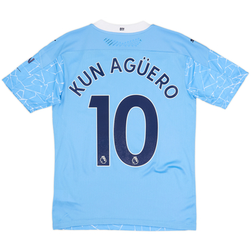 2020-21 Manchester City Authentic Home Shirt Kun Aguero #10 (S)