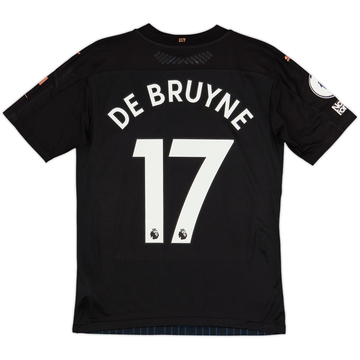 2020-21 Manchester City Authentic Away Shirt De Bruyne #17 (S)