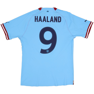 2022-23 Manchester City Authentic Home Shirt Haaland #9 (M)