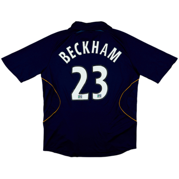 2007-08 LA Galaxy Away Shirt Beckham #23 - 5/10 - (L)