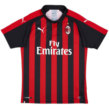 2018-19 AC Milan Home Shirt - 10/10 - (M)