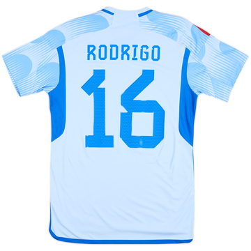 2022-23 Spain Away Shirt Rodrigo #16 - 8/10 - (M)