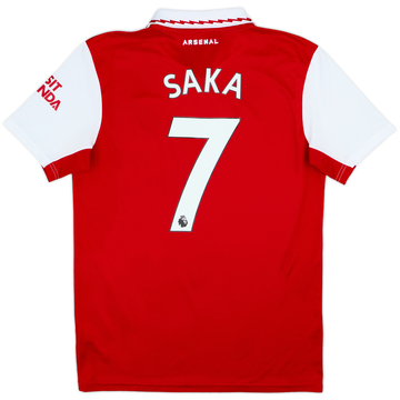 2022-23 Arsenal Home Shirt Saka #7 - 10/10 - (M)