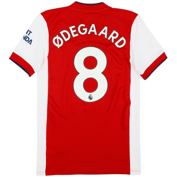 2021-22 Arsenal Home Shirt Odegaard #8 - 9/10 - (XS)