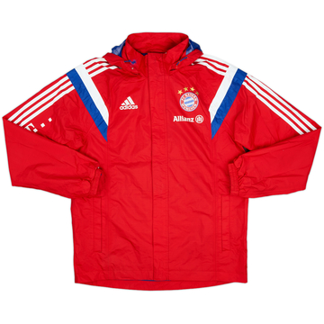2014-15 Bayern Munich Player Issue adidas Hooded Rain Jacket - 5/10 - (M)