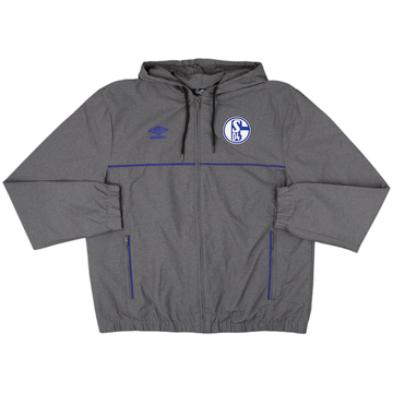 2021-22 Schalke Umbro Hooded Rain Jacket - 10/10 - (XL)