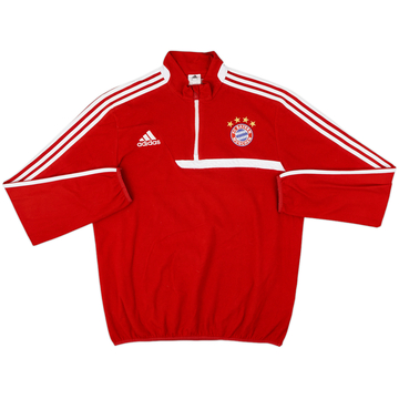 2013-14 Bayern Munich adidas 1/4 Zip Fleece Top - 8/10 - (L)