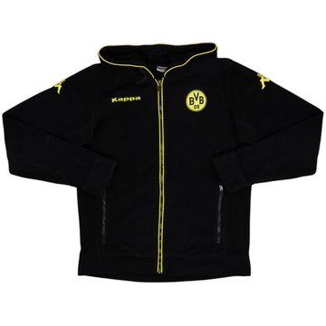 2010-11 Borussia Dortmund Kappa Hooded Fleece Track Jacket - 8/10 - (M)
