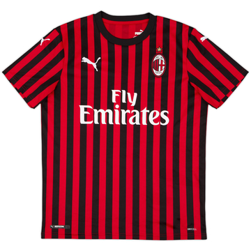 2019-20 AC Milan Home Shirt - 10/10 - (XL.Boys)