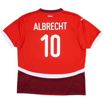 2024-25 Switzerland Home Shirt Albrecht #10 - 8/10 - (XL)
