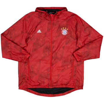 2016-17 Bayern Munich adidas Hooded Track Jacket - 8/10 - (XL)