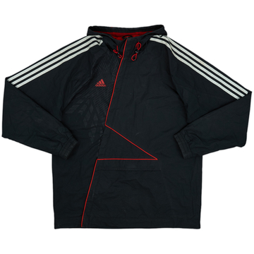 2009-10 Champions League adidas Hooded Rain Jacket - 8/10 - (M/L)