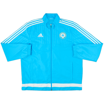 2015-16 Olympique Marseille adidas Track Jacket - 7/10 - (XXL)