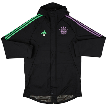 2023-24 Bayern Munich Staff Issue adidas Padded Bench Coat JR - 6/10 - (M)