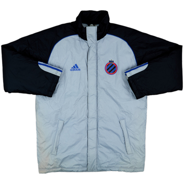 2002-03 Club Brugge adidas Padded Bench Coat - 7/10 - (L)