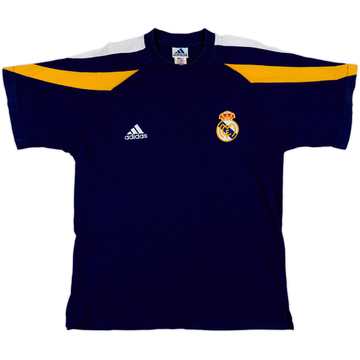 1998-00 Real Madrid adidas Cotton Tee - 9/10 - (L/XL)
