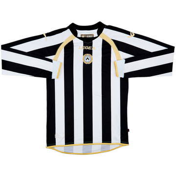 2010-11 Udinese Home L/S Shirt - 6/10 - (XL)