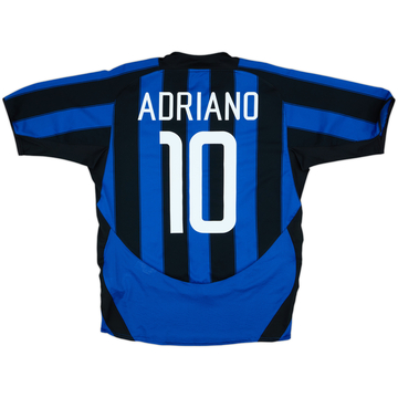 2003-04 Inter Milan Home Shirt Adriano #10 - 8/10 - (M)