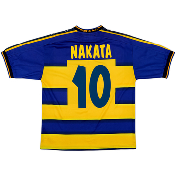 2001-02 Parma Home Shirt Nakata #10 - 8/10 - (M)