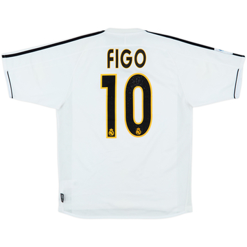 2003-04 Real Madrid Home Shirt Figo #10 - 7/10 - (S)