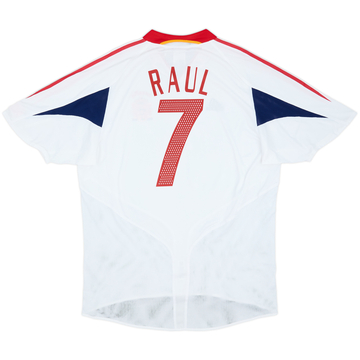 2004-06 Spain Away Shirt Raul #7 - 9/10 - (XL)