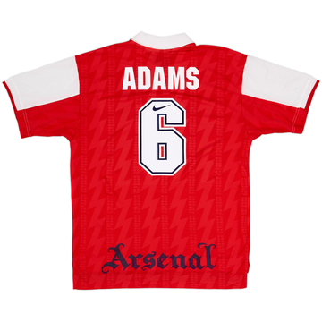 1994-96 Arsenal Home Shirt Adams #6 - 8/10 - (XL)
