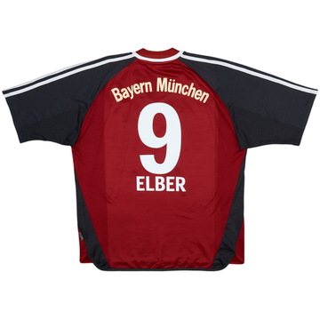 2001-02 Bayern Munich Home Shirt Elber #9 - 6/10 - (L)