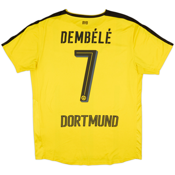 2016-17 Borussia Dortmund Home Shirt Dembele #7 - 8/10 - (L)