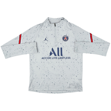 2022-23 Paris Saint-Germain Jordan 1/4 Zip Drill Top - 10/10 - (XL.Boys)