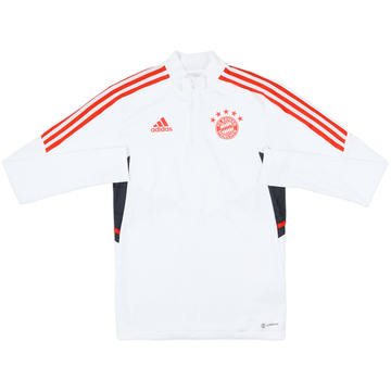 2022-23 Bayern Munich adidas 1/4 Zip Drill Top - 7/10 - (S)