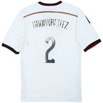2014-15 Germany Home Shirt Grosskreutz #2 - 4/10 - (XL.Boys)